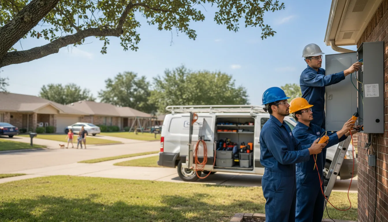 Certified electrician providing emergency electrical services in Blackwell, OK